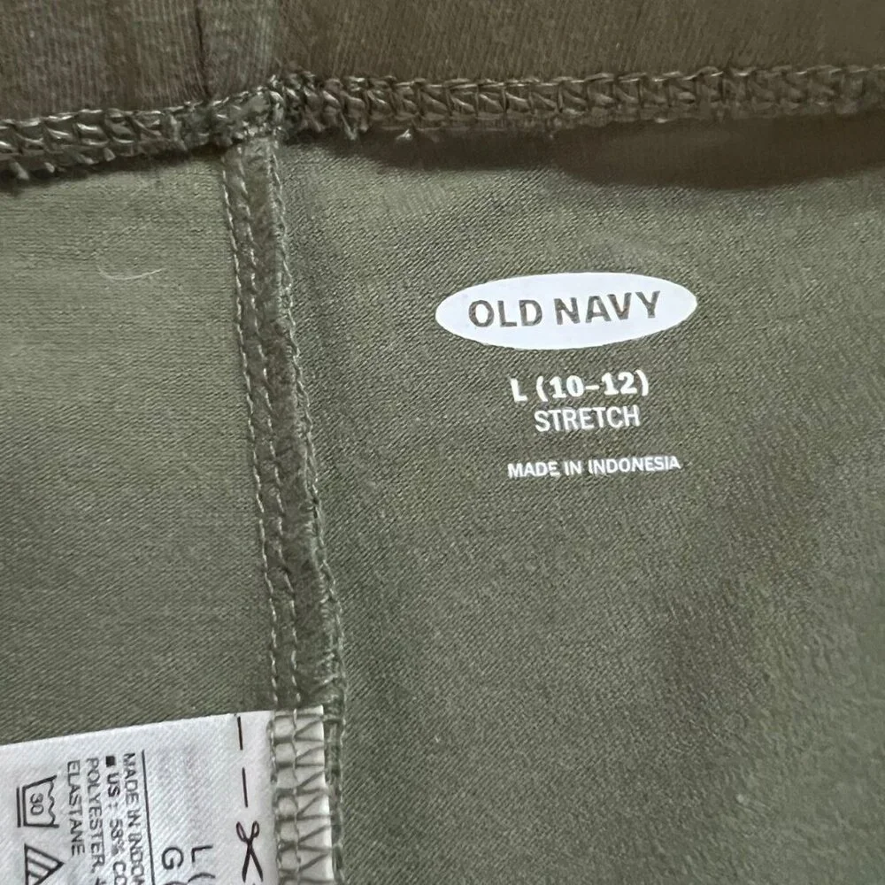 Old Navy L (10/12) Olive Green Leggings